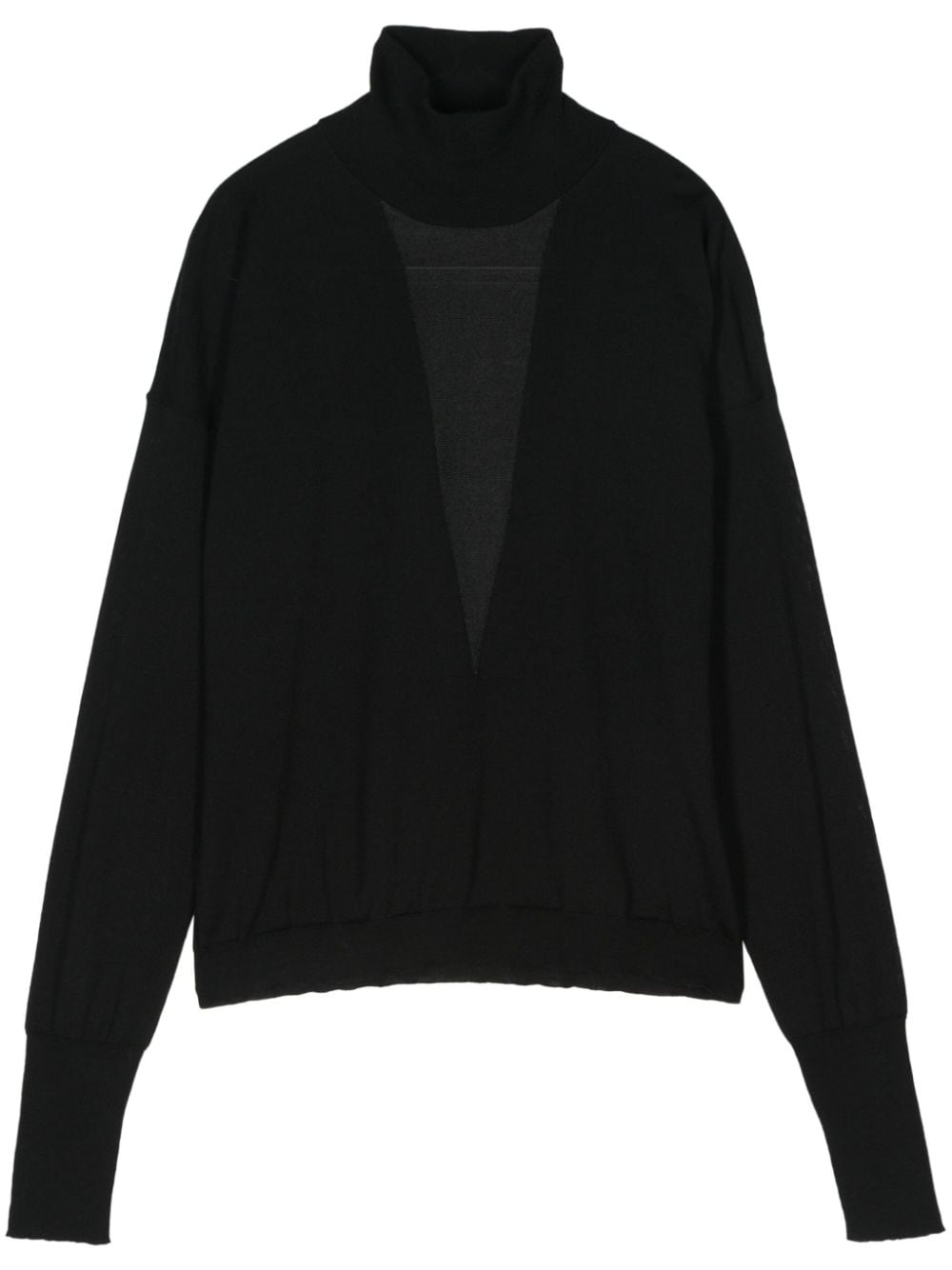 Roberto Collina semi-sheer sweater - Black von Roberto Collina