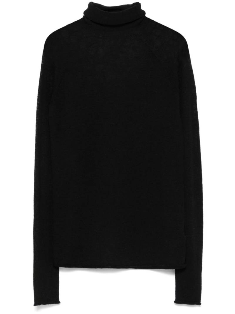 Roberto Collina semi-sheer sweater - Black von Roberto Collina