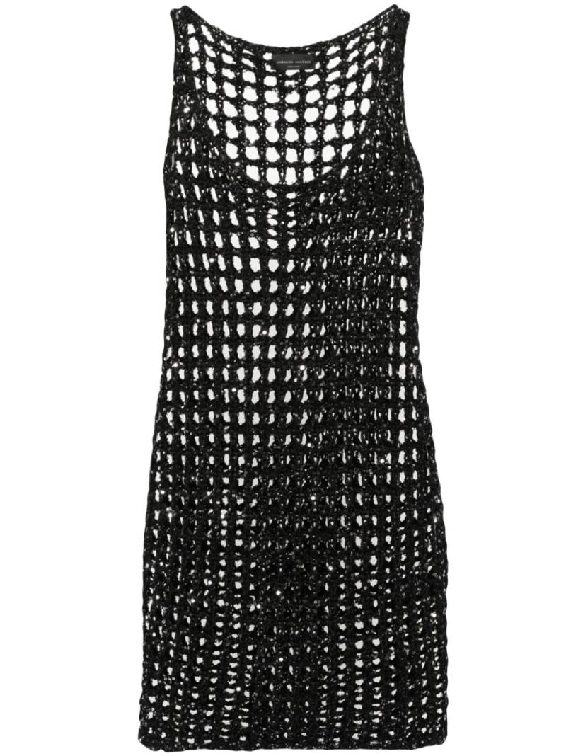 Roberto Collina sequin-embellished dress - Black von Roberto Collina