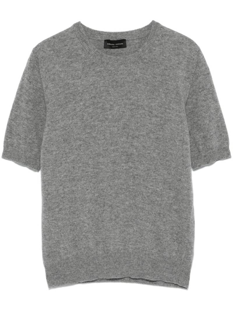 Roberto Collina short-sleeves sweater - Grey von Roberto Collina