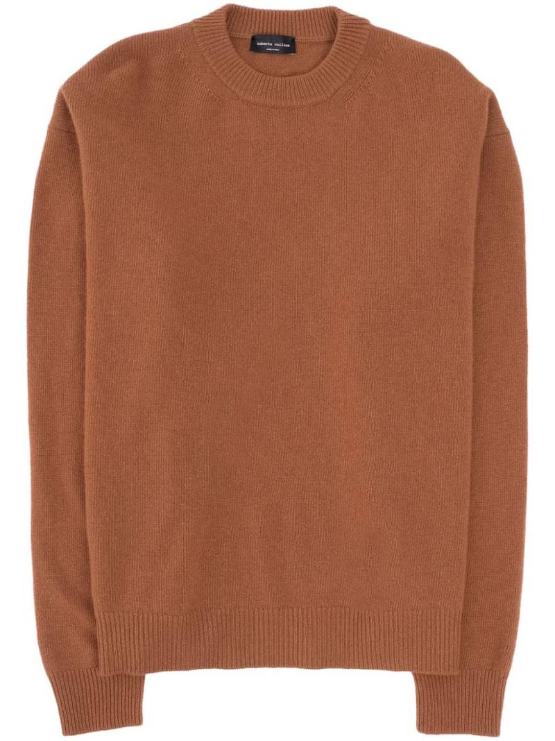 Roberto Collina side-slit detailing jumper - Brown von Roberto Collina