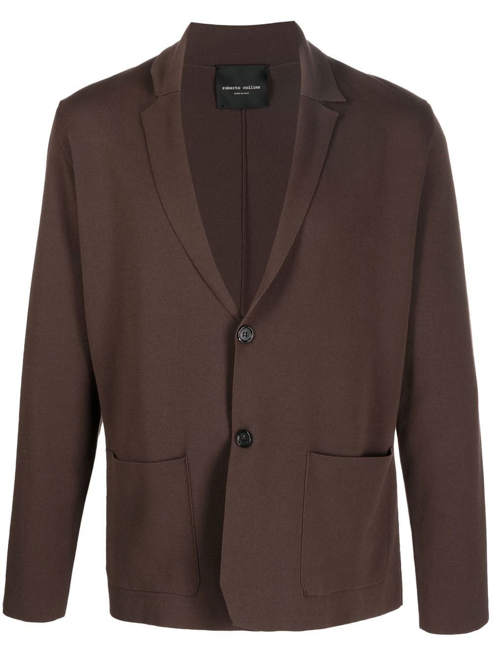 Roberto Collina single-breasted button blazer - Brown von Roberto Collina