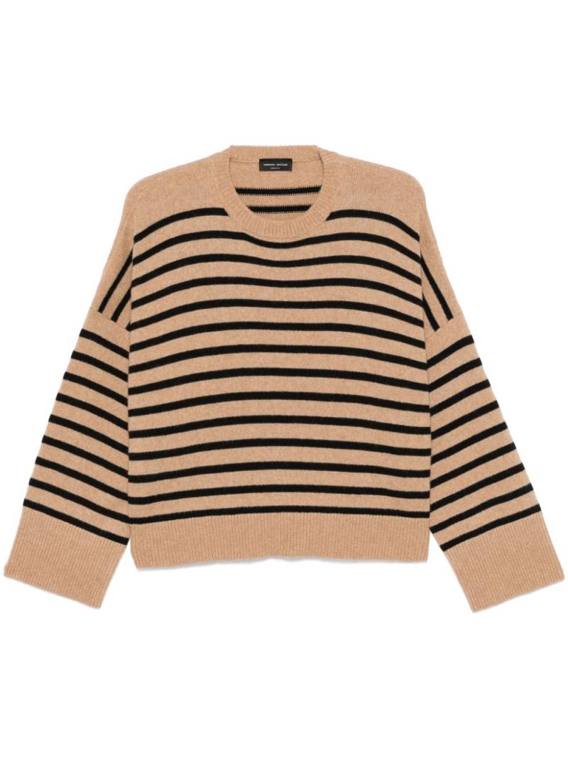 Roberto Collina striped sweater - Brown von Roberto Collina