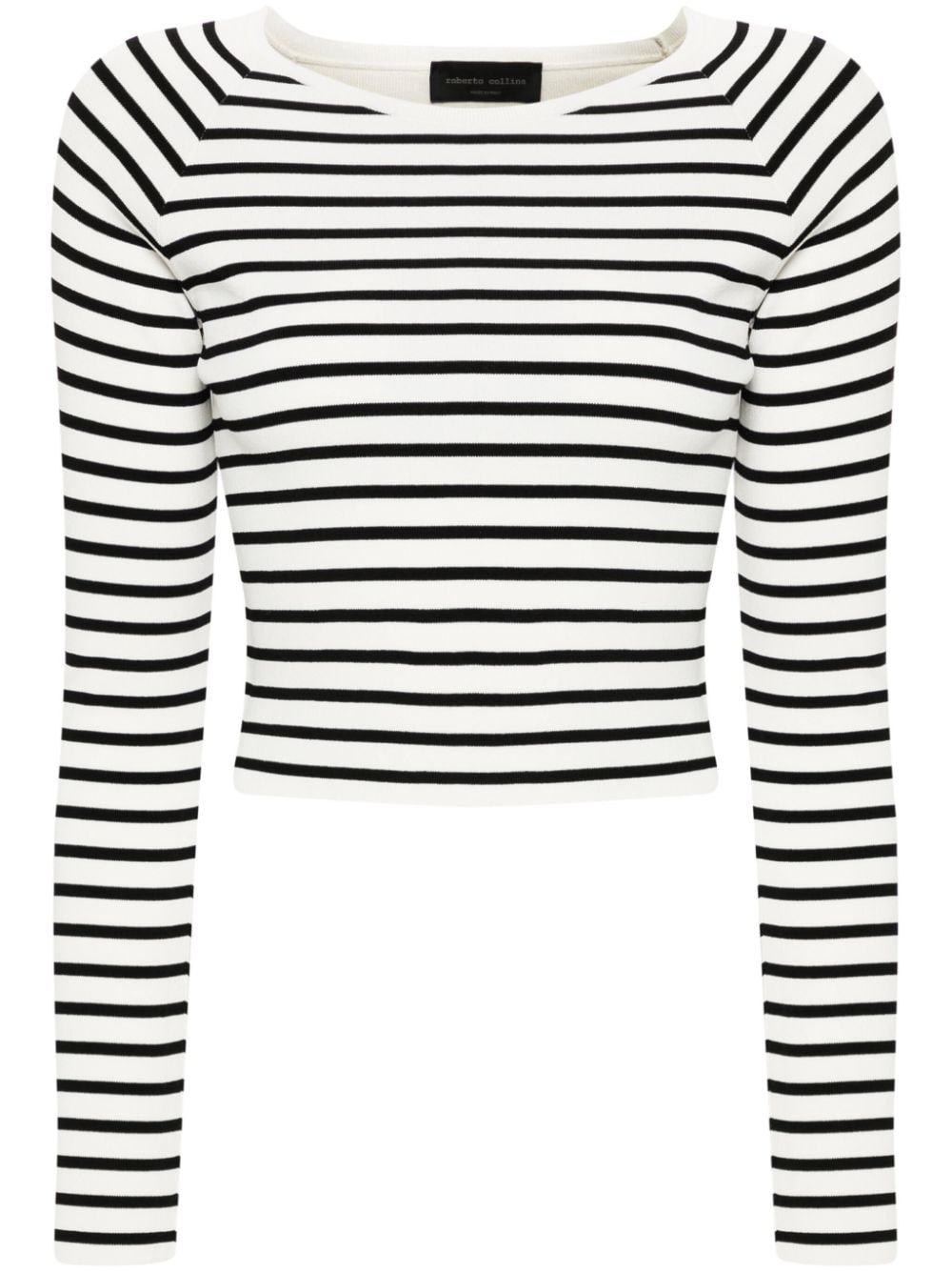 Roberto Collina striped sweater - White von Roberto Collina