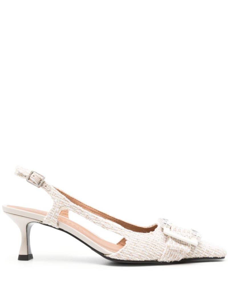 Roberto Festa 50mm Atena slingback pumps - Neutrals von Roberto Festa