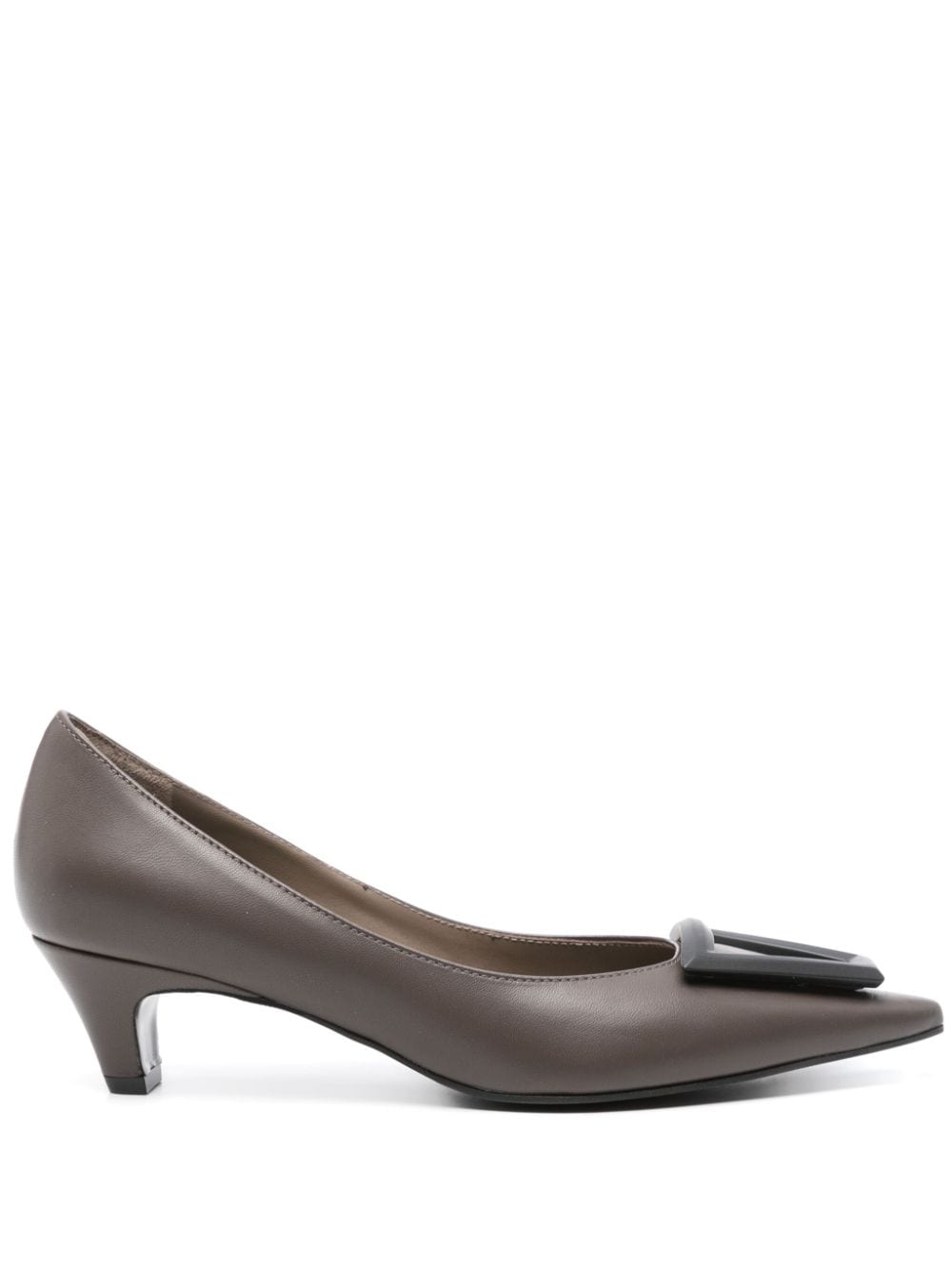 Roberto Festa 55mm leather pumps - Grey von Roberto Festa