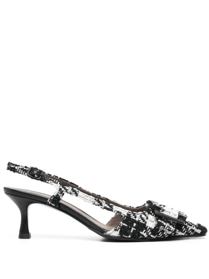 Roberto Festa 65mm crystal-buckle pumps - Black von Roberto Festa