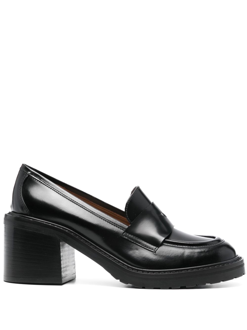 Roberto Festa 70mm leather loafers - Black von Roberto Festa