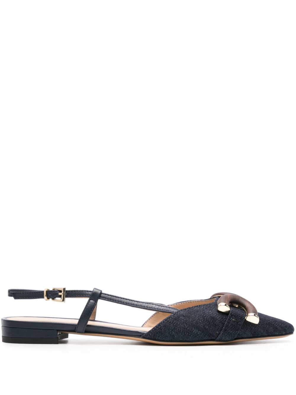 Roberto Festa Cally denim ballerina shoes - Blue von Roberto Festa