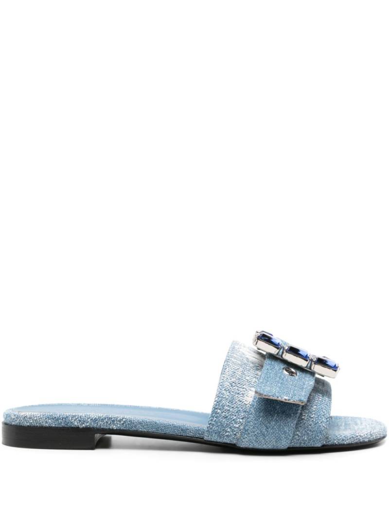 Roberto Festa Fade denim slides - Blue von Roberto Festa