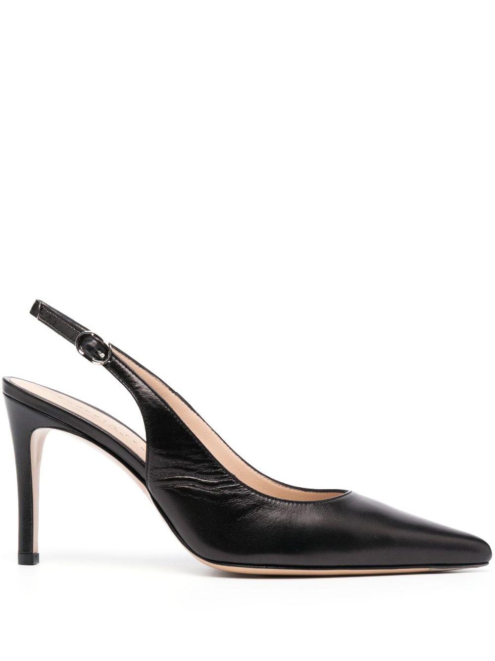 Roberto Festa Lavinia 85mm leather slingback pumps - Black von Roberto Festa