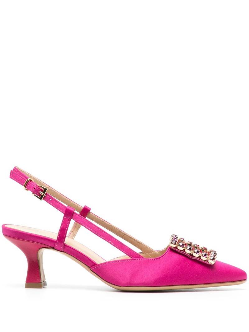 Roberto Festa crystal-embellishment 65mm pointed pumps - Pink von Roberto Festa