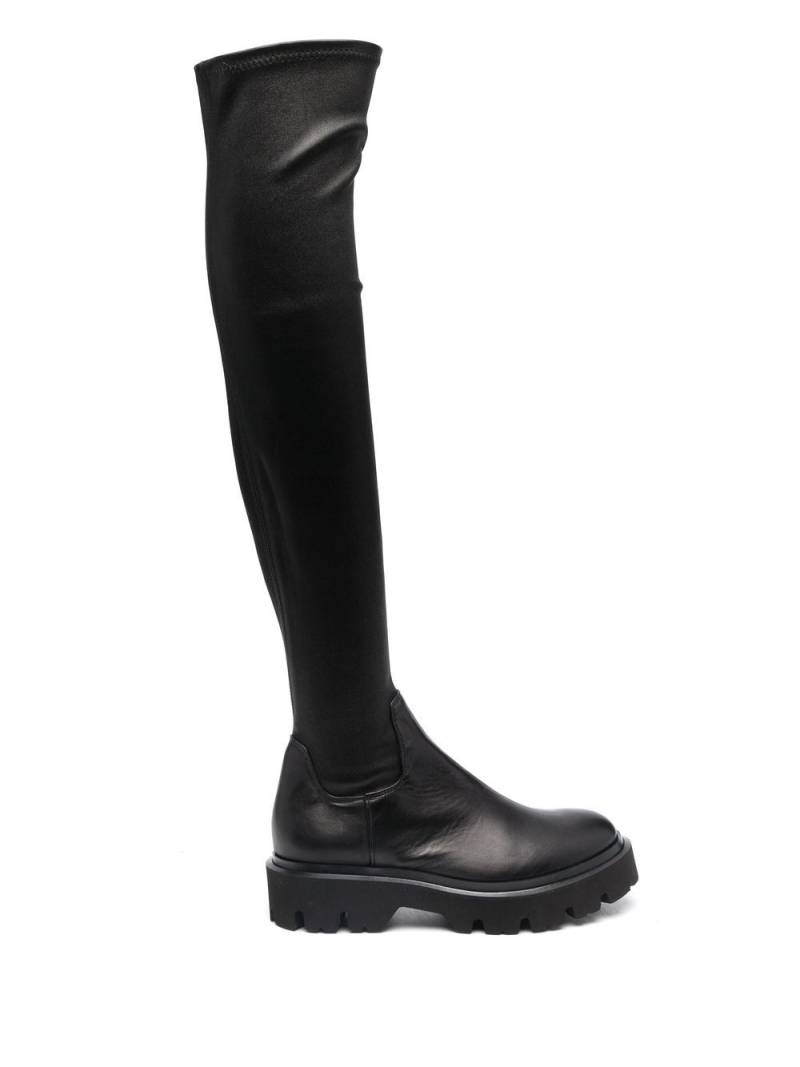 Roberto Festa knee-high leather boots - Black von Roberto Festa