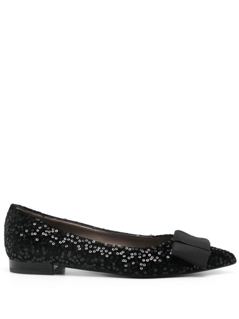 Roberto Festa sequin-embellished ballet flats - Black von Roberto Festa