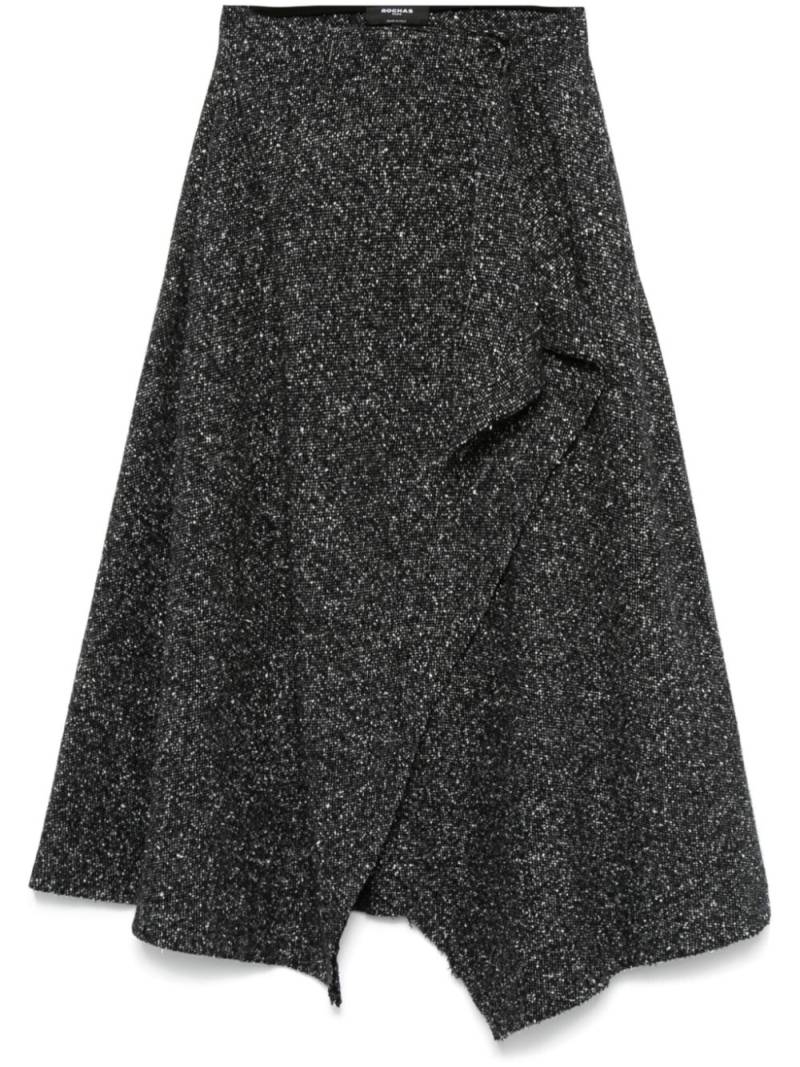 Rochas A-line midi skirt - Grey von Rochas