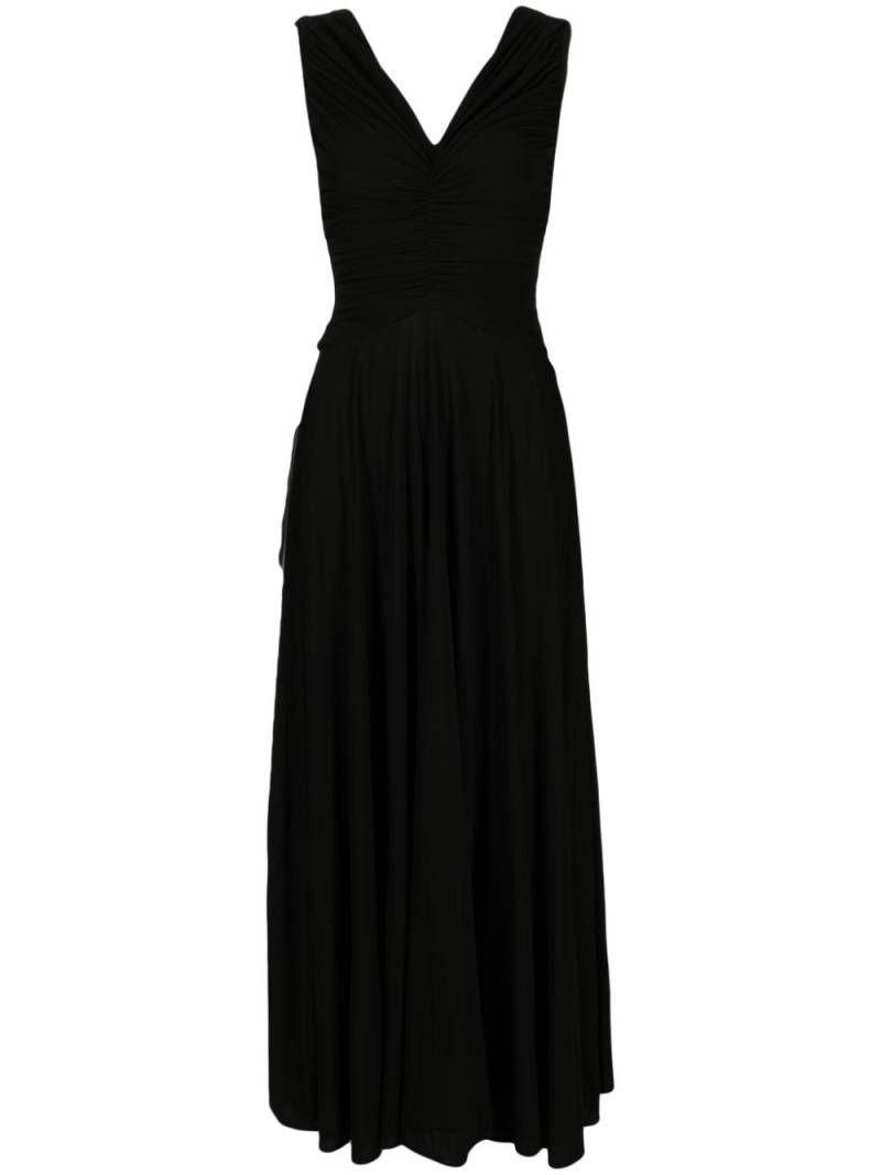 Rochas V-neck sleeveless dress - Black von Rochas