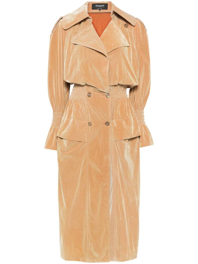 Rochas double-breasted coat - Neutrals von Rochas