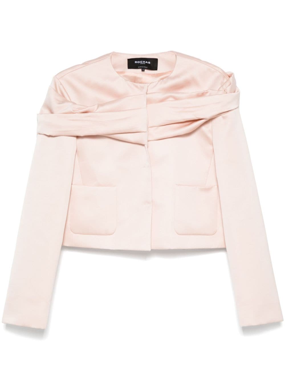 Rochas draped-detail jacket - Pink von Rochas