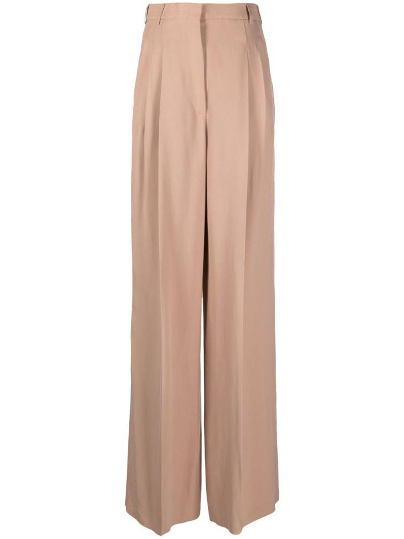 Rochas high-waisted straight-leg trousers - Brown von Rochas