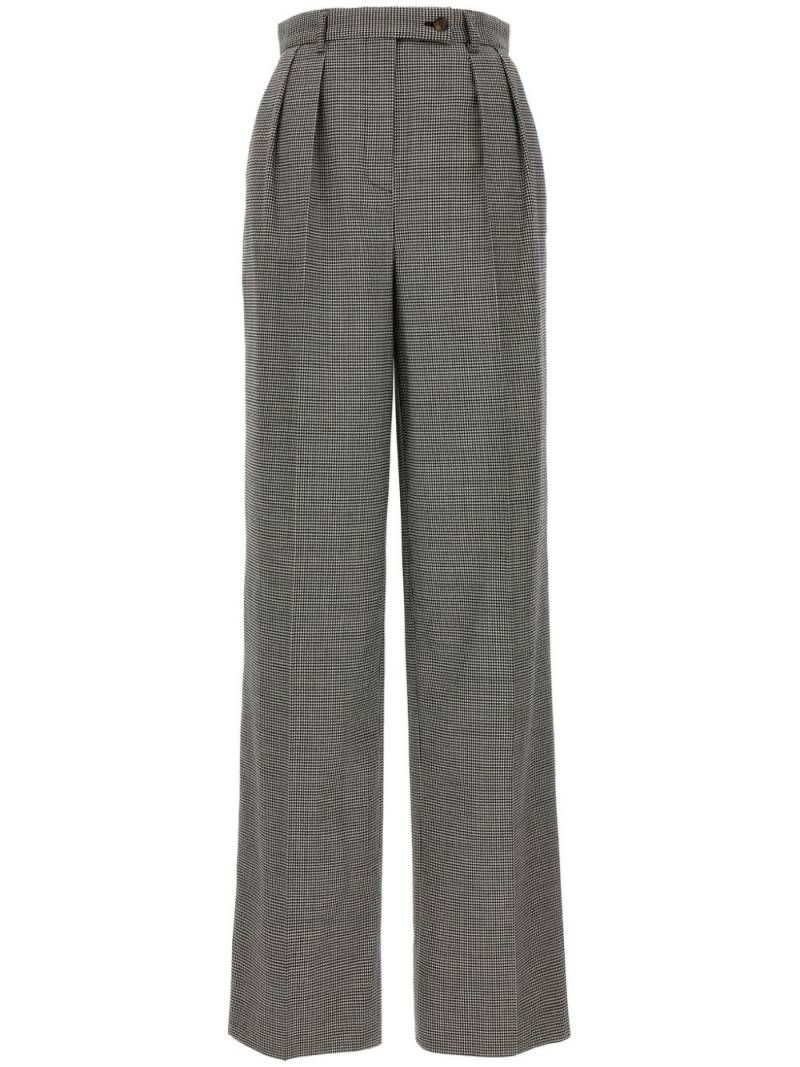 Rochas houndstooth trousers - Black von Rochas