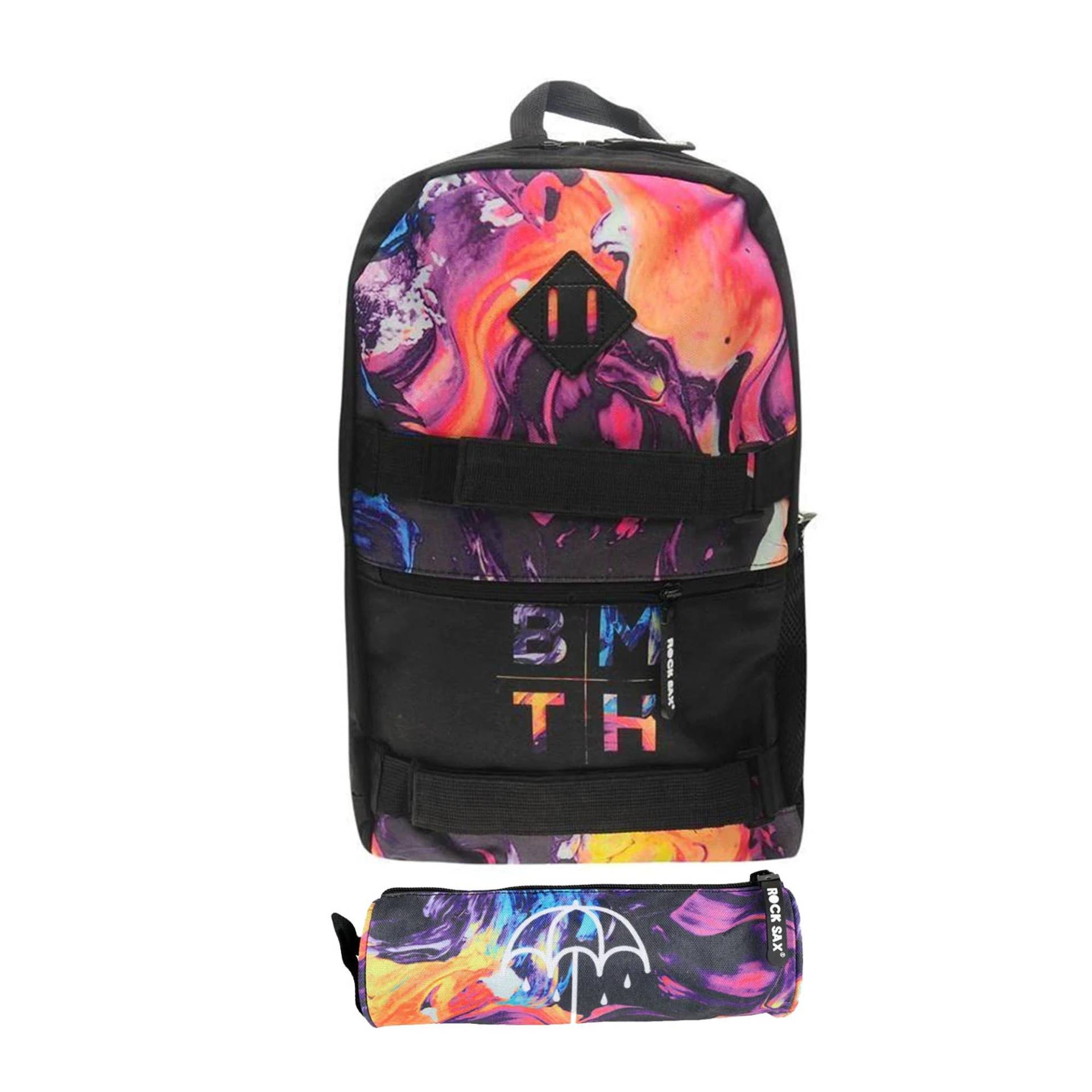 Rucksack Und Federmäppchen That's The Spirit, Bring Me The Horizon Herren Schwarz ONE SIZE von Rock Sax