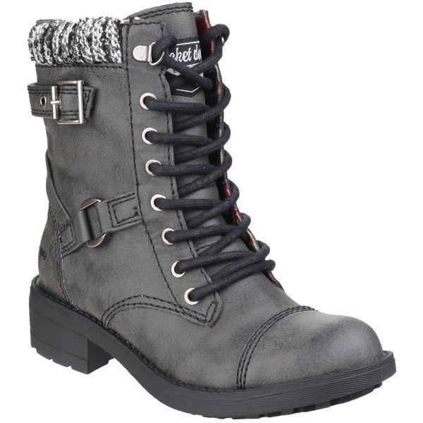 Bikerstiefel Thunder Damen Schwarz 39 von Rocket Dog