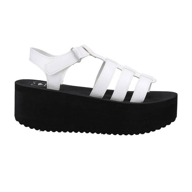 Sandalen Mit Keilabsatz Helio Terrence Damen Weiss 37 von Rocket Dog