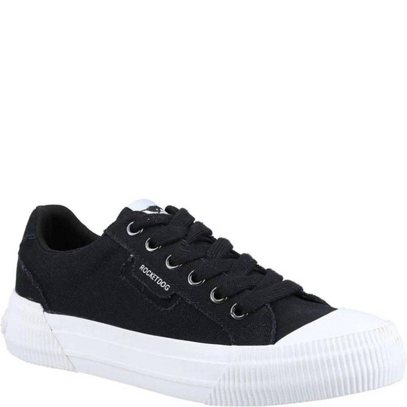 Sneaker Cheery 12a, Canvas Damen Schwarz 37 von Rocket Dog