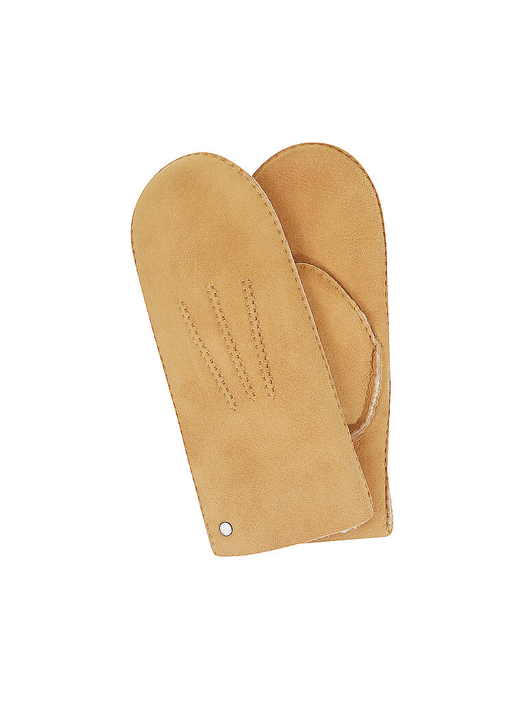 ROECKL Lederhandschuhe - Fäustlinge camel | 7,5 von Roeckl