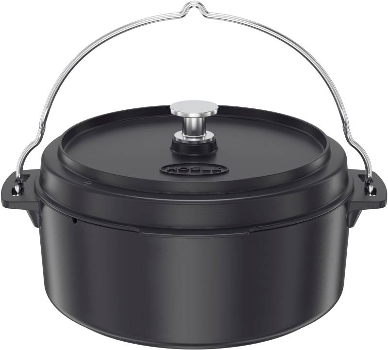 RÖSLE Grilltopf »Dutch-Oven Vario«, Edelstahl 18/10-Gusseisen, Ø 35 cm, 8,5 l von Rösle