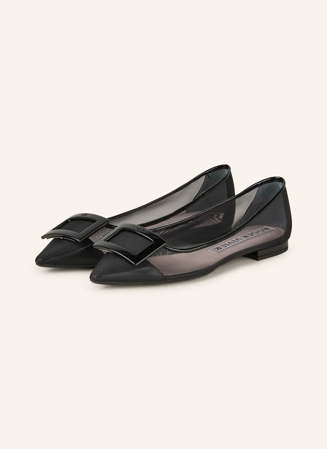 Roger Vivier Ballerinas Gommettine schwarz von Roger Vivier