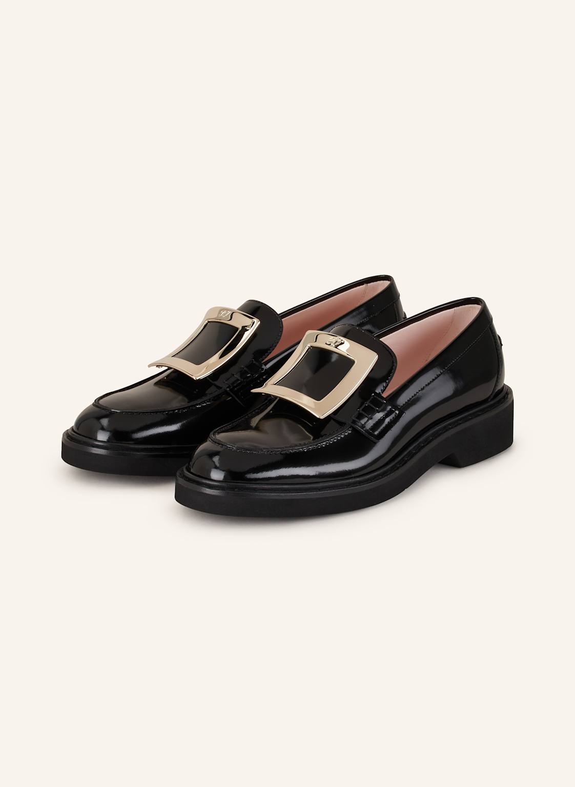 Roger Vivier Loafer Viv Rangers schwarz von Roger Vivier