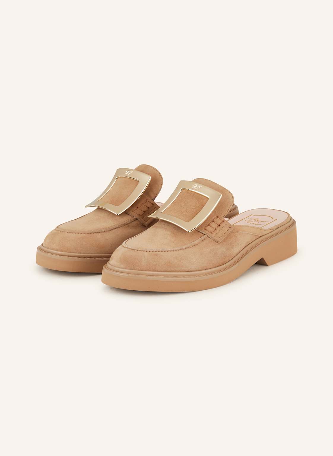 Roger Vivier Mules Viv‘ Rangers braun von Roger Vivier