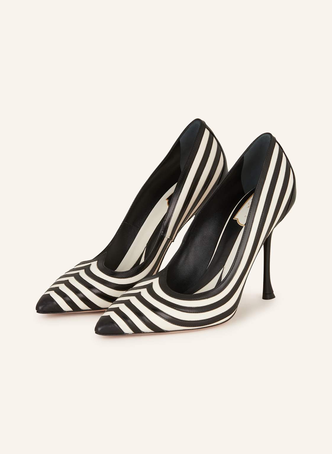 Roger Vivier Pumps Love 100 schwarz von Roger Vivier