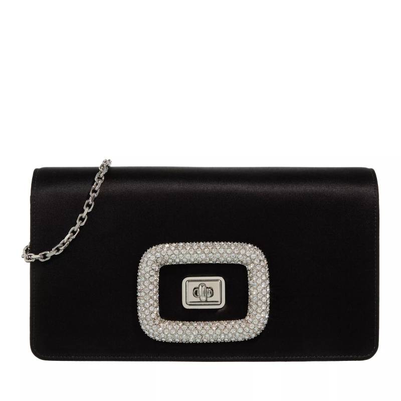 Roger Vivier Schultertasche - Viv Choc Jewel Mini Bag - Gr. unisize - in Schwarz - für Damen von Roger Vivier