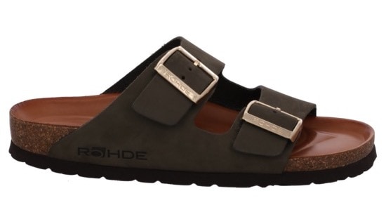 Rohde Pantolette »Alba«, Keilabsatz, Sommerschuh, Hausschuh mit zwei Schnallenverschlüsse Rohde Pantolette »Alba«, Keilabsatz, Sommerschuh, Hausschuh mit zwei Schnallenverschlüsse von Rohde