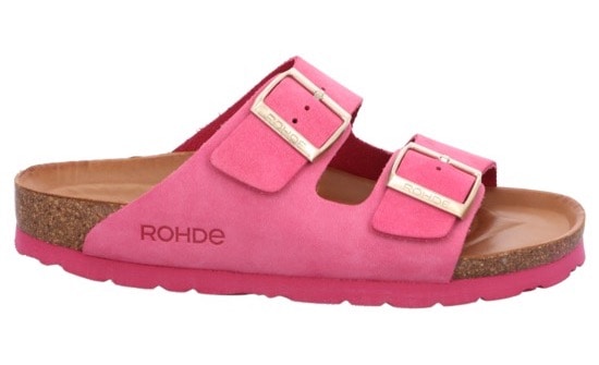 Rohde Pantolette »Alba«, Keilabsatz, Sommerschuh, Hausschuh mit zwei Schnallenverschlüsse Rohde Pantolette »Alba«, Keilabsatz, Sommerschuh, Hausschuh mit zwei Schnallenverschlüsse von Rohde