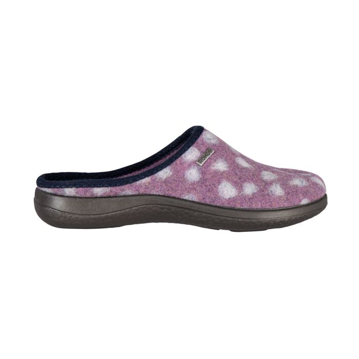 Rohde Pantolette für Damen aus Filz violett, 36 von Rohde