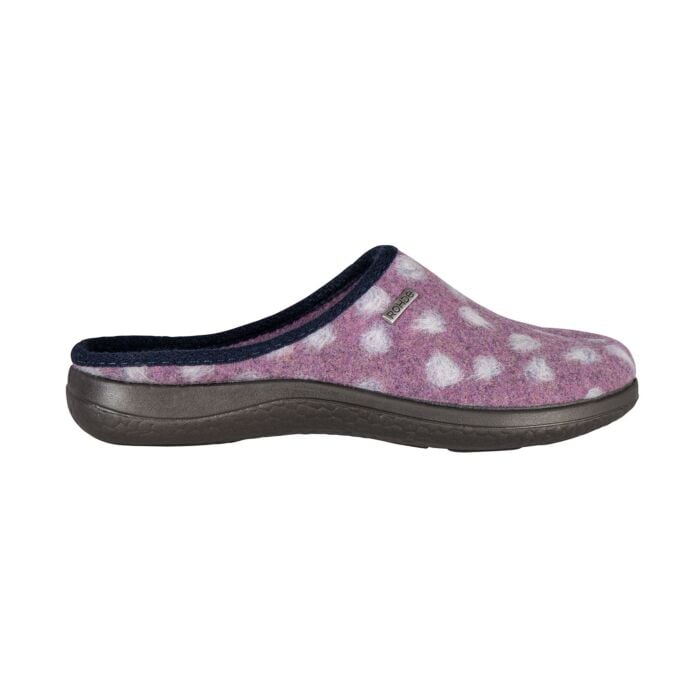 Rohde Pantolette für Damen aus Filz violett, 38 von Rohde