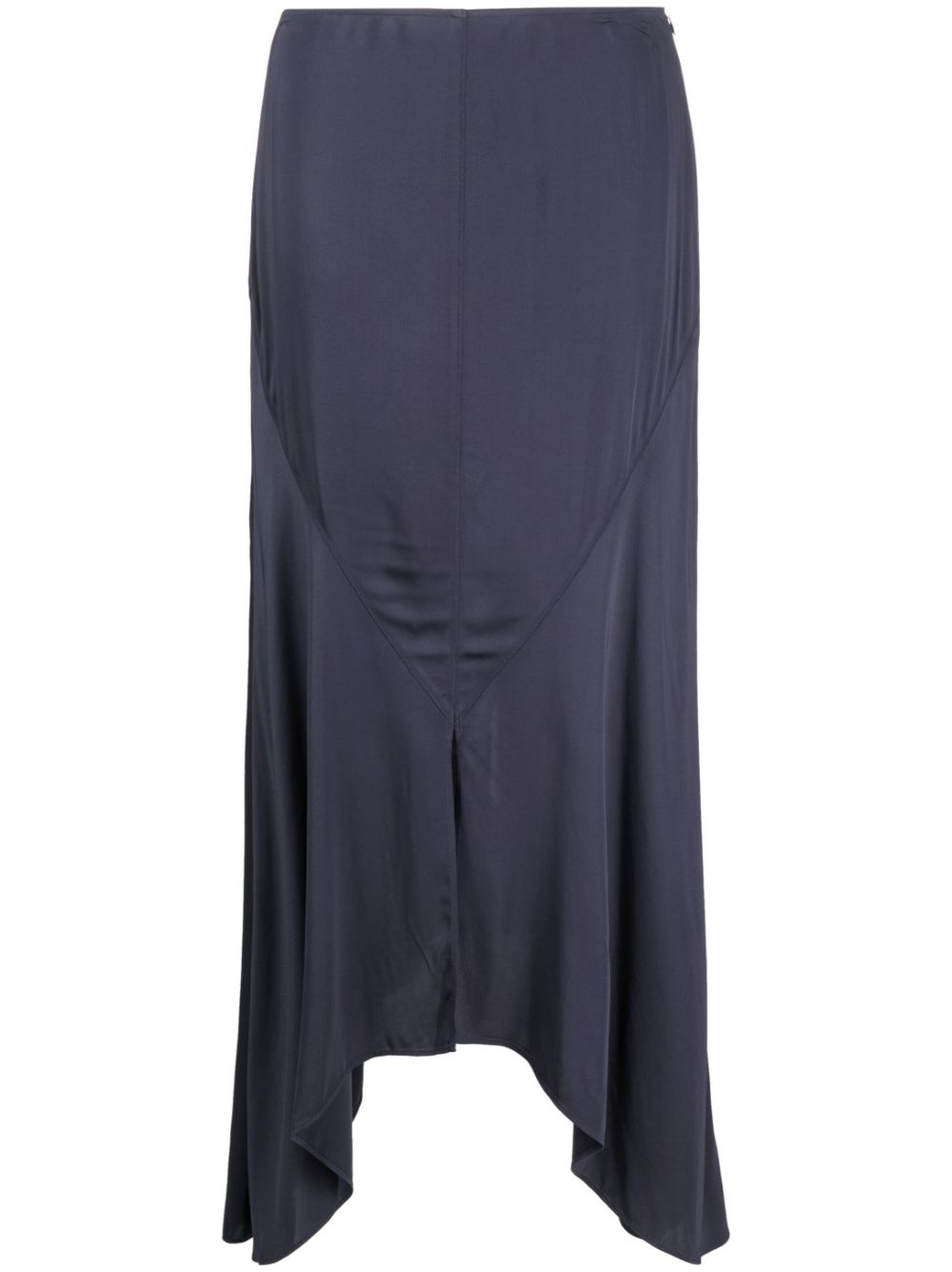 Róhe Fluid panelled midi skirt - Blue von Róhe