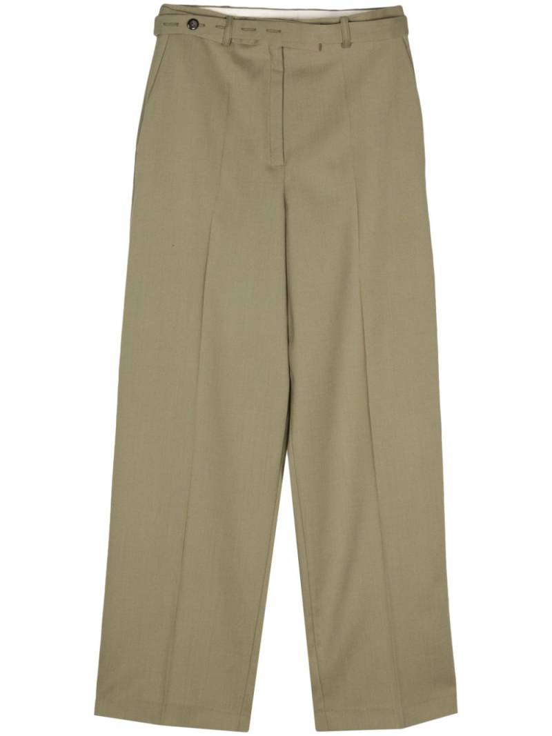 Róhe belted wide-leg trousers - Green von Róhe