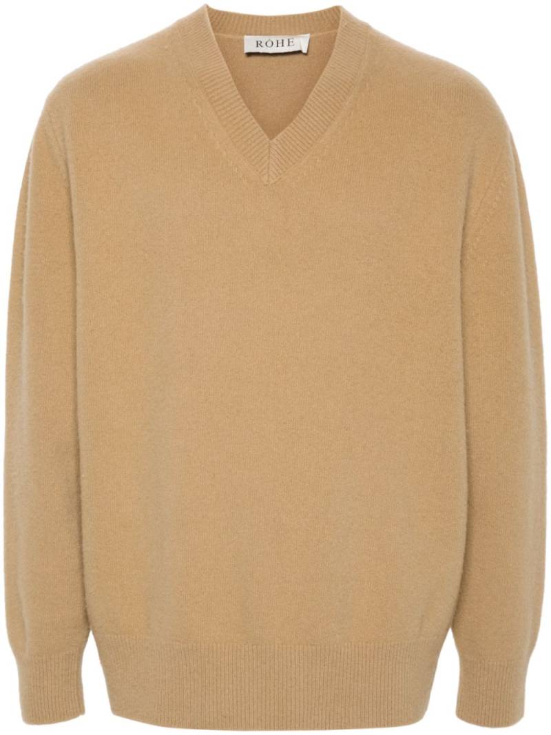 Róhe brushed sweater - Brown von Róhe