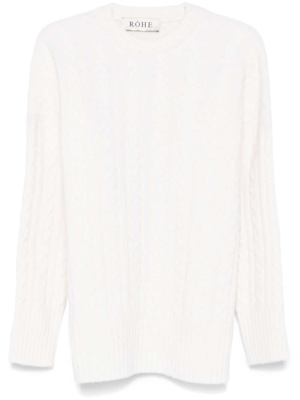 Róhe cable-knit sweater - White von Róhe