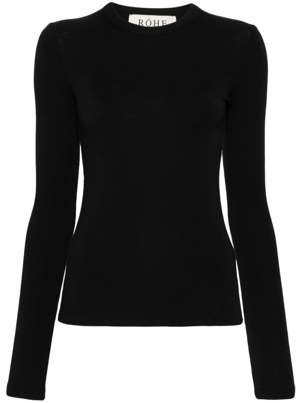 Róhe fine-knit top - Black von Róhe