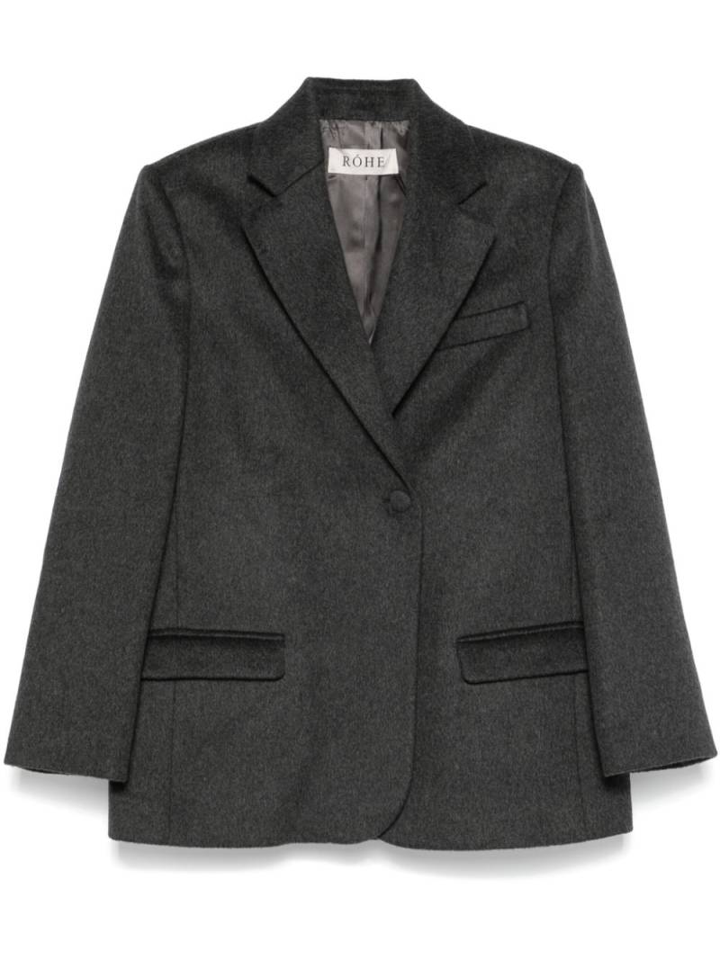 Róhe mélange blazer - Grey von Róhe