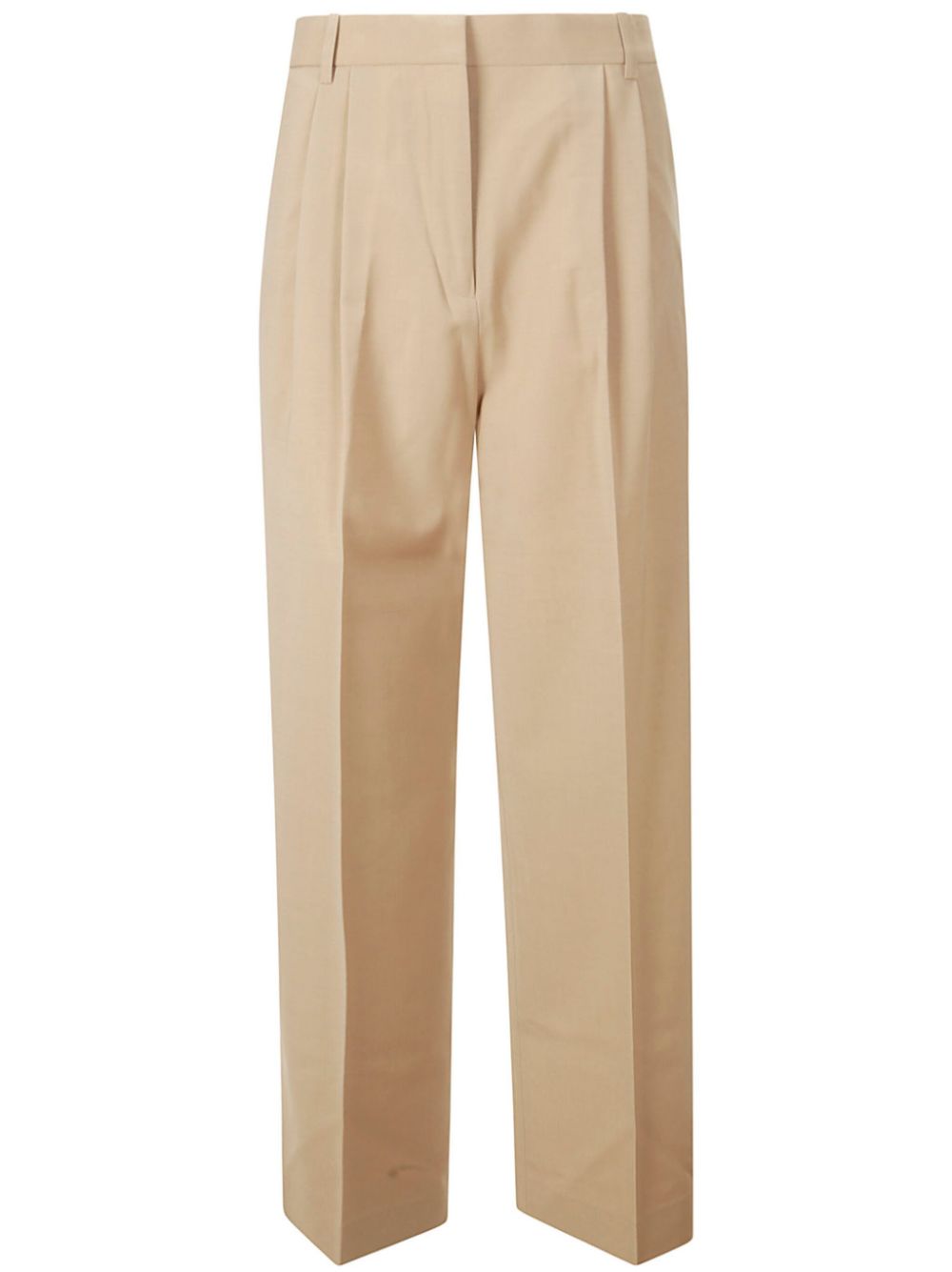 Róhe pleated slim-fit trousers - Neutrals von Róhe