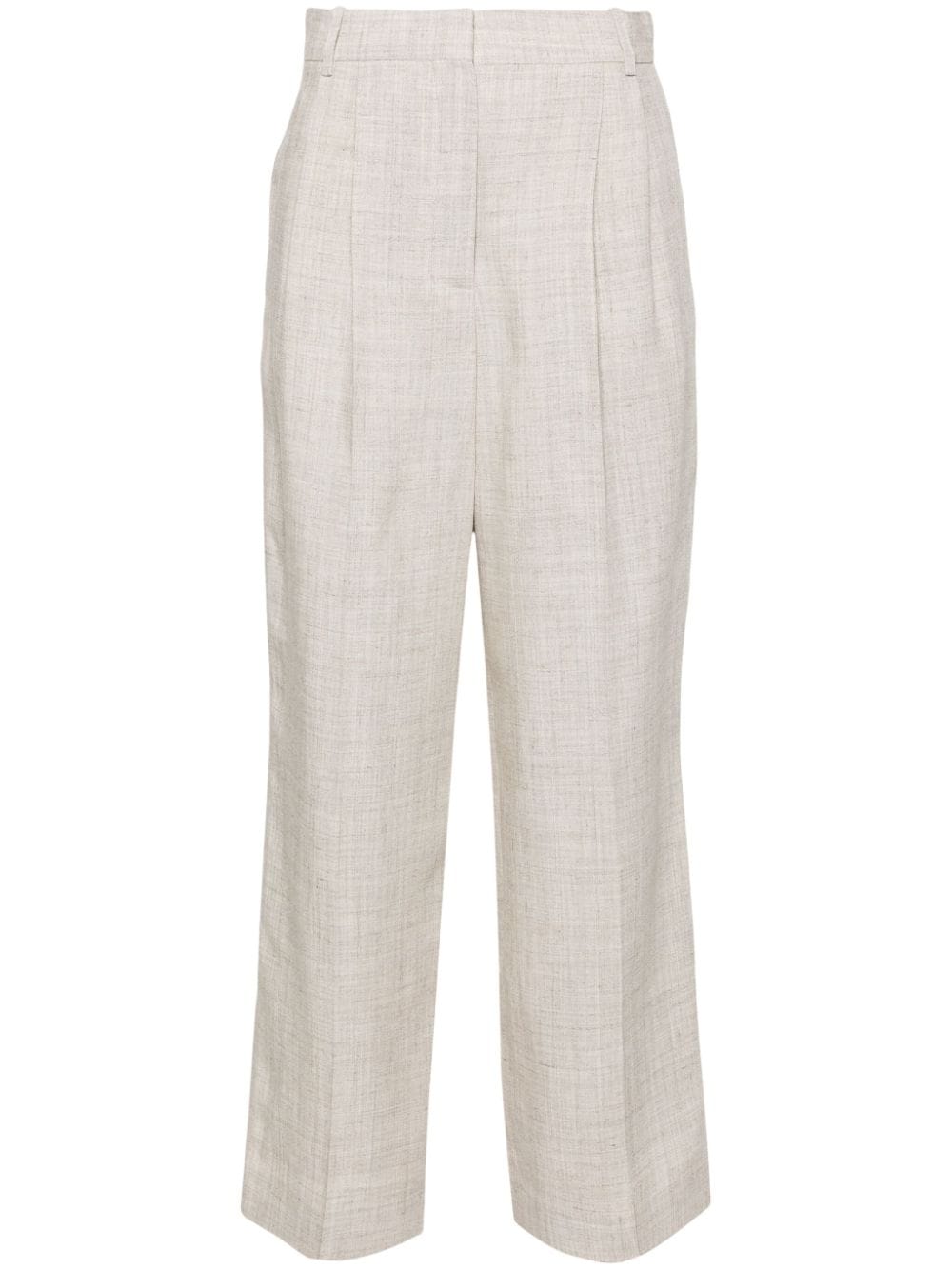 Róhe pleated wide-leg trousers - Neutrals von Róhe