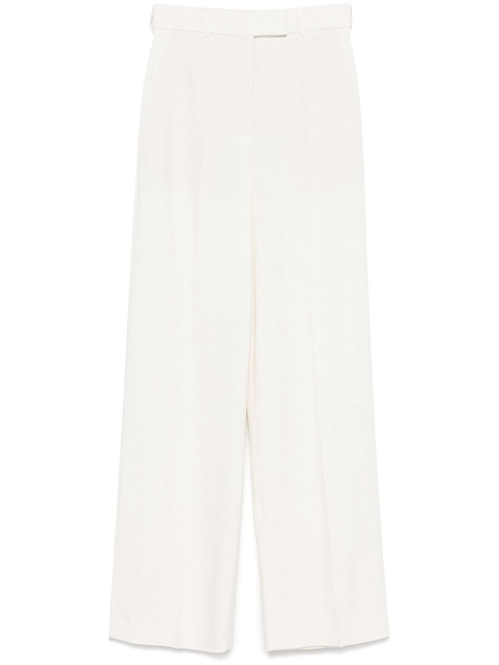 Róhe wide-leg textured trousers - Neutrals von Róhe