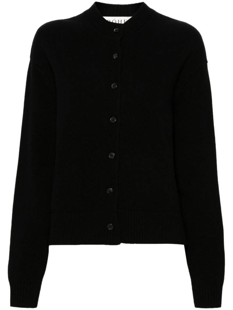 Róhe wool cardigan - Black von Róhe