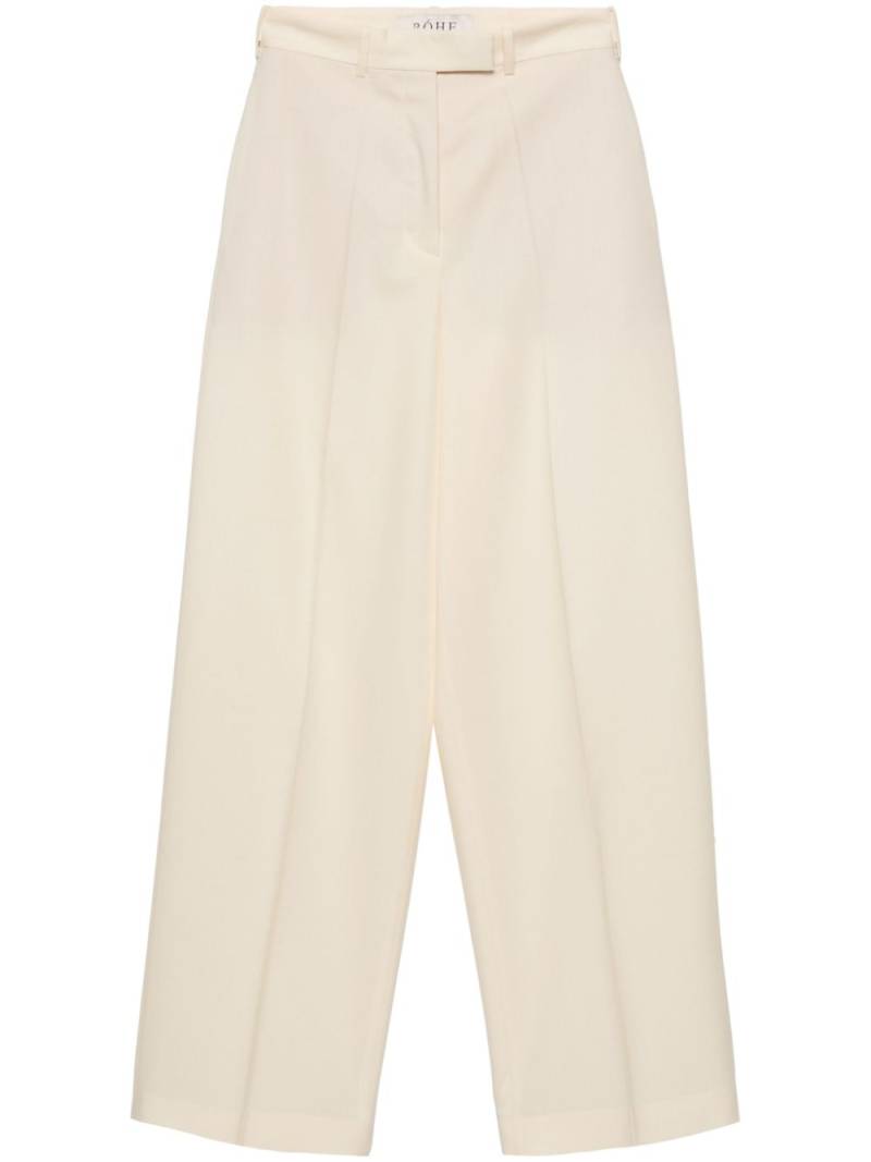 Róhe wool tailored trousers - Neutrals von Róhe